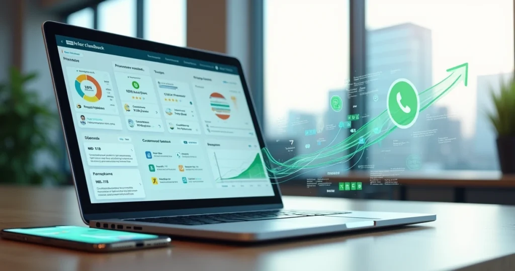 Painel de marketplace com avaliações de clientes em tempo real